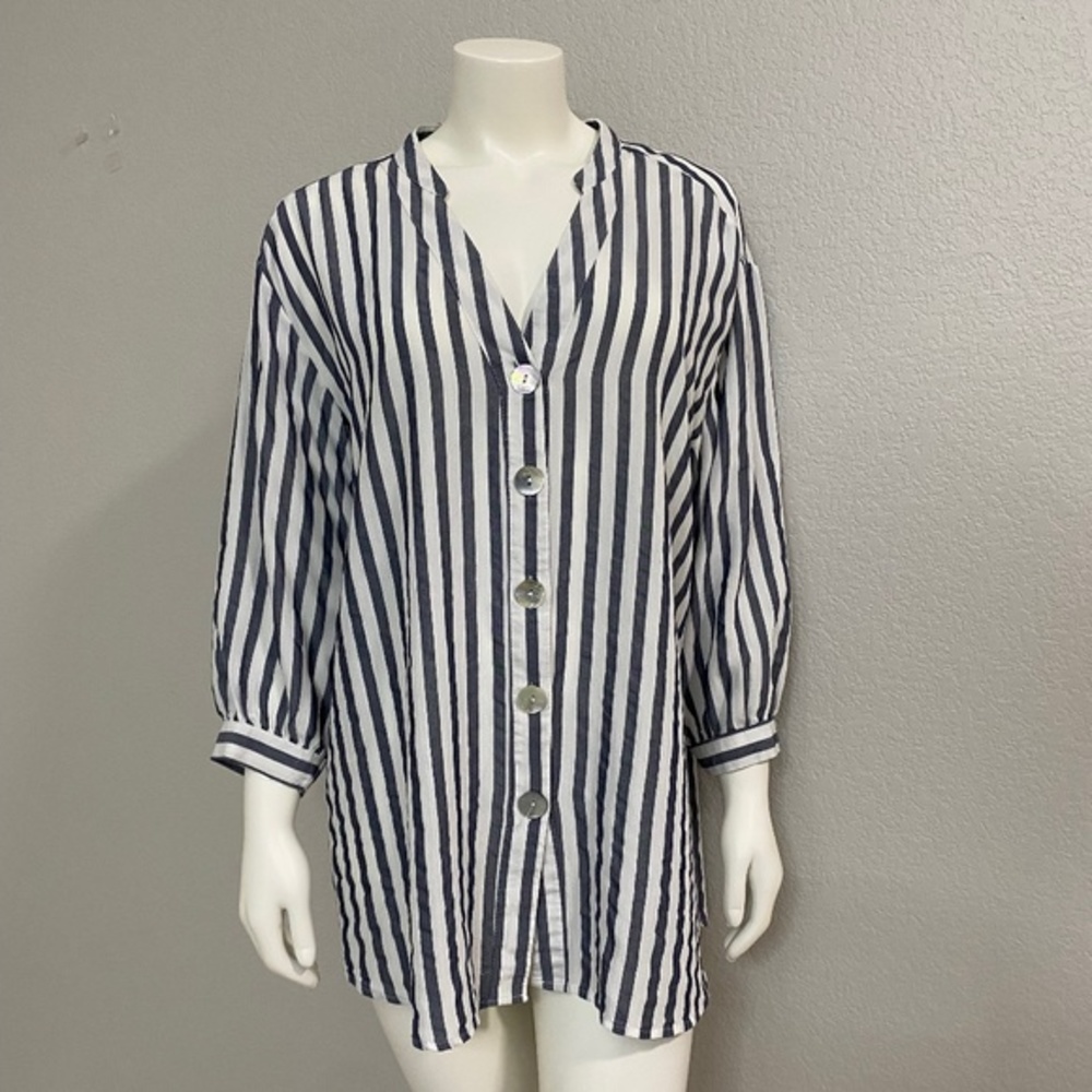 RD & KoKo  Anthropologie Striped Long Sleeve Shirt
